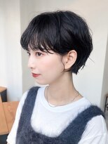 アルバム 池袋(ALBUM)&nbsp;アッシュブラックニュアンスカラーフレンチカジュアル_ba484271