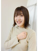 エゼル(Esell)&nbsp;束間外ハネ　柔らかベージュ 1