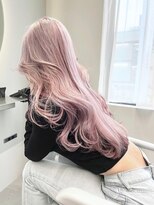 ソル 栄矢場町(SOL)&nbsp;ホワイトピンク/ピンクベージュ/韓国ヘア/レイヤーカット