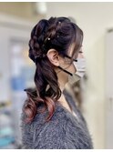 イベントヘア＿ツインテール＿かわいいデザインカラー