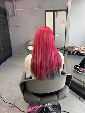 クク 那覇国際通り(CUCU) 派手髪インナーカラー