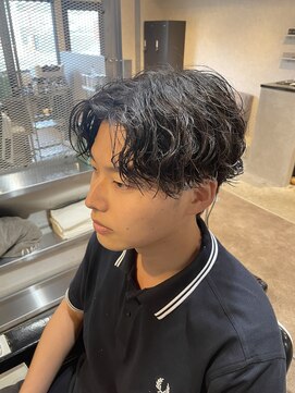 スタッグバーバー 東生駒店(STAG BARBER) 無造作センターパート