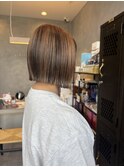 アンブレラカラー　ハイトーン　ブリーチ切りっぱなし