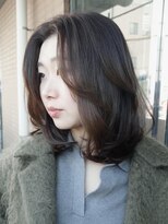 ボコカ(bococa)&nbsp;【macana】レイヤーカット ミディアムレイヤー オリーブ