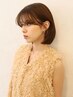 【伸びた根元をキレイに】カット+リタッチカラー　￥8550