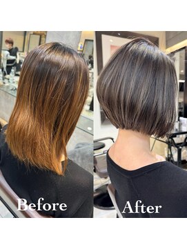 トルネード(TORNADO) 外国人風レイヤーショートボブ　n7.5.9