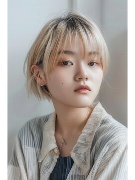 ラナ 新宿(lana) ハイトーン/ショート/ブロンド/【lana hair新宿】