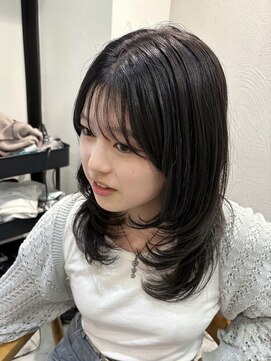 リュンヌ(Lune) ダークパープル×レイヤーカット/艶髪/美髪/モテ髪/YU81