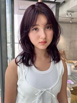 スクリーンギンザメゾン 銀座(SCREEN GINZA MAISON.) くびれヘア/アプリコットオレンジ/夏のヘアアレンジ/銀座