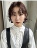 【肌と髪に優しい薬剤】デザインカット+ケアスチームパーマ 20350円→13100円