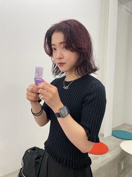 エンドリンク(endlink) ハンサムショートレイヤーカットセミロングボブヘアくびれヘア