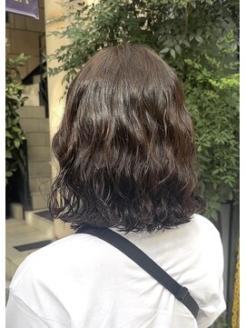 シアン 栄店(CYAN.) 縮毛矯正履歴に結べるボブパーマ♪