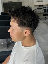 ヒュイル バイ ニアウ(Hwyl by Niau)&nbsp;メンズカットスパイキーショート刈り上げナチュラルショート