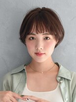 アース 日吉店(HAIR&MAKE EARTH) 大人美人ワンカール小顔補正立体カットうるツヤ艶感前髪