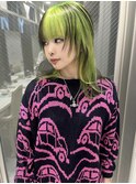 デザインカラー×ウルフカット