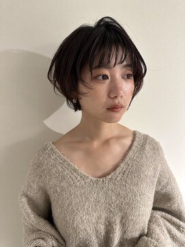 アヴァンスクロス あべのルシアス店(AVANCE.CROSS) ショート×ダークブラウンカラー