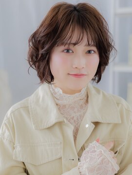 カバーヘア 上尾西口店(COVER HAIR) 大人ガーリーふわくしゅシャギーボブディTd2上尾20代30代40代