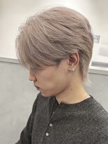 ルーブ トウキョウ(Loob. TOKYO) 池袋ブリーチハイトーンカラーブロンドデザインカラーシルバー