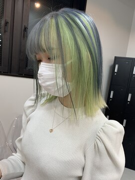 ペレ 原宿(PELE) 着物ヘア/大人ガーリー/ダークアッシュ/似合わせカット/原宿