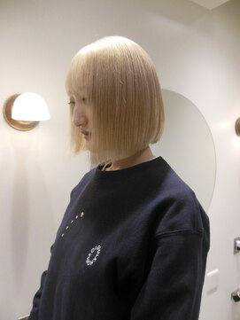 スタン 渋谷(Stam) 抜きっぱなし/ブロンド/ベージュ/ホワイト/ブリーチ/ダブルカラ