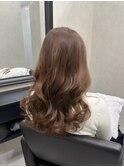髪質改善 スーパーロング ワンレングス レイヤー 韓国風巻き
