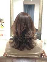 ヘアー グリーン(hair green) 40代50代60代/レイヤースタイル/ゆる巻きウルフスタイル