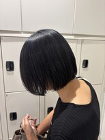 ケンジ 平塚 アネッタ(KENJE annetta) ワンホンレイヤー/ミルクティーブロンド/ダークブルー/平塚
