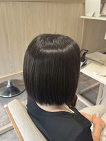 クルム(KURUMU)&nbsp;縮毛矯正×切りっぱなしボブ　北習志野　北習志野駅
