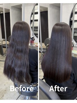 トゥエル バイ ディプティモイラ(tuelu by dipty MOILA) 美髪矯正Before&After