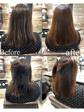 トルネード(TORNADO) ブリーチ毛でもできる髪質改善 仲澤武