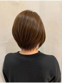 【東中野美容室ブロッサム×スッキリボブ×外国人風カラー】