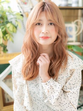 カバーヘアアンドスパ ブリス 浦和(COVER HAIR&SPA bliss) 外国人風オレンジブラウン小顔ヨシンモリb浦和20代30代40代