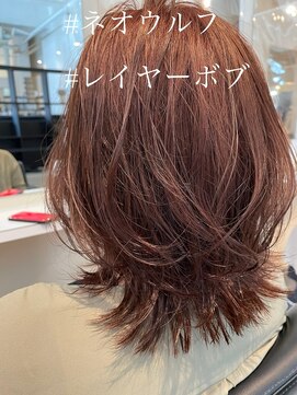 アディクト(ADDICT) 担当鍋嶋/レイヤーボブ/くびれヘア／ひし形ボブ