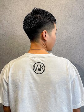 フジヤマバーバーショップ アジト(FUJIYAMA BARBER SHOP ajito) フェードニュアンスマッシュ【田中美旺】b1015