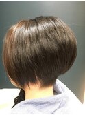 仙台D バレイヤージュ×グラボブ×似合わせショートstyle