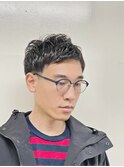 【30代40代】ツーブロ無造作アップバンクショート