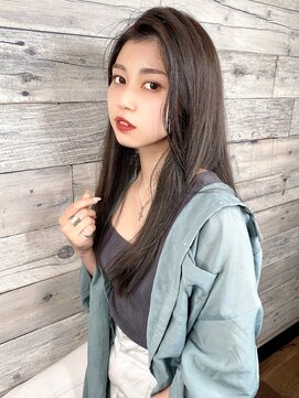 ニスル 町田店(NISURU) 黒髪/クラゲヘアー/オリーブグレー/小顔/ココアベージュ