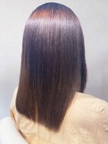 美容室フルール&nbsp;20代30代40代髪質改善カラーショコラアッシュ艶感セミロング