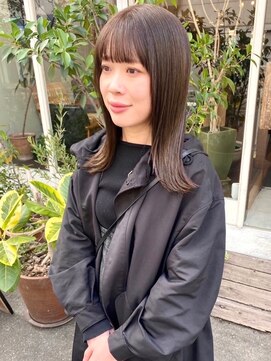 モク 大阪梅田店(MOK) 【ベージュブラウン】透明感と艶