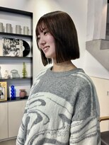 ゼスト パーク(ZEST PARK)&nbsp;タッセルボブ 韓国風ボブ オリーブベージュ 吉祥寺 《宮坂》