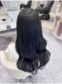 ブルーブラック×髪質改善