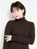 オンク 新宿(onk)&nbsp;黒髪/グレーベージュ/レイヤーロング/前髪パーマ[新宿駅]