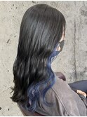 ブルーブラック×ネイビーブルー
