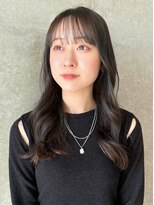 セル(CELL)&nbsp;透け感カラー　ケアカラー　グレージュアッシュ　ロングヘア