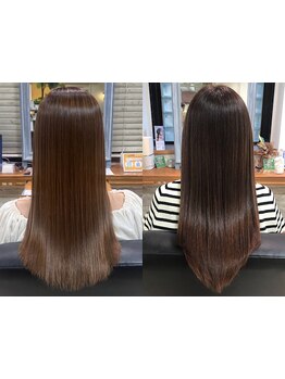 【静岡】うねり、広がりを抑えて好印象な美人ストレートに♪大人気の【オーダーメイド縮毛矯正】