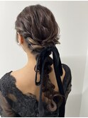 編み下ろしアレンジ【ヘアセット】