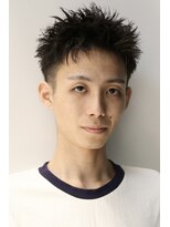 ヘアカロン 熊本本店(Hair CALON)&nbsp;メンズショートパーマスパイキーショートベリショピンパーマ熊本