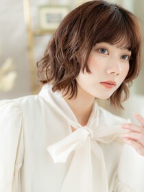 カバーヘア ブリス 戸田公園西口店(COVER HAIR bliss)&nbsp;レイヤーボブパーマ小顔ウルフミディアムa戸田公園20代30代40代!