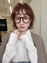 ディッセンバー 渋谷(December)&nbsp;オレンジブラウン/ボブ/ワイドバング/パーマ