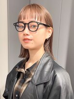 ノイカーム(noi Calm) 顔周りレイヤーカットグレージュカラーくびれボブショートカット